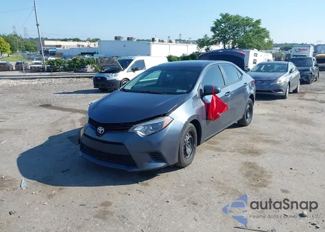 2014 Toyota Corolla Le z USA, uszkodzony, nr VIN 2T1BURHE3EC068162